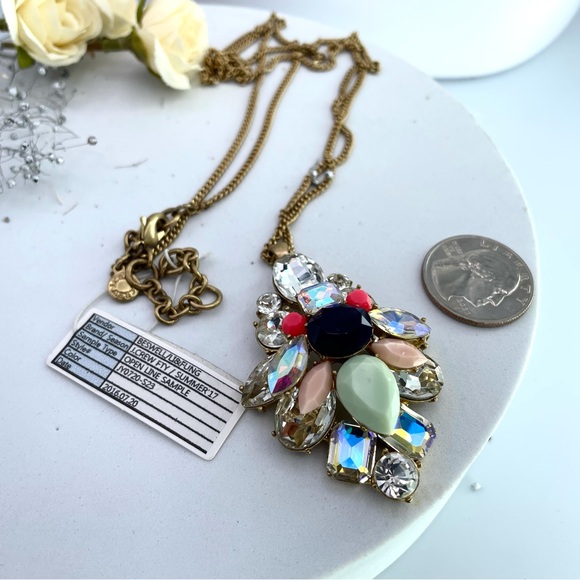 J.Crew Crystals pendant necklace - Picture 1 of 3